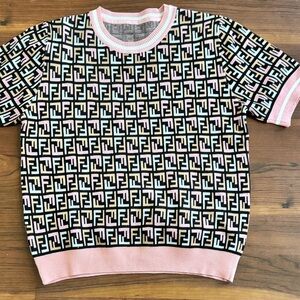 fashion insprd Patterned Shirt - Pink and Black